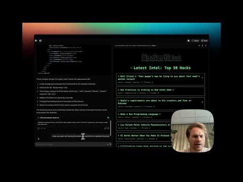 Building a quick Hacker News client with Lovable.dev in 3 minutes